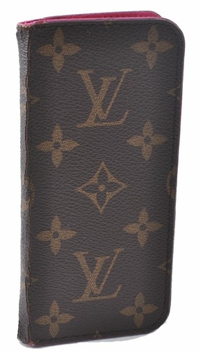 Authentic Louis Vuitton Monogram Folio Iphone 8 Case M61906 LV D6318 | eBay