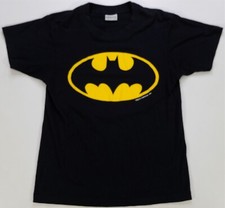 Rare VTG FUNSTUFF NY Batman DC Comics Bat Signal Single Stitch T Shirt 90s OSFA