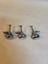 3 pièces vintage poignées de tiroir en laiton tiroir armoire de bureau avec vis