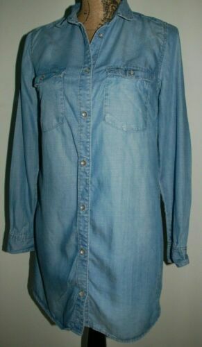Robe Tunique Bleue H&M Pour Fille 18 Mois - Avec Ceinture Argentée Et Broderies, Style Marin