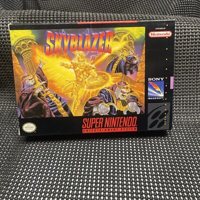 Skyblazer  *  Snes Box Only * Super Nintendo Original box