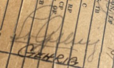 LOU GEHRIG SIGNED CUT AUTO AUTOGRAPH W/ JOE MCCARTHY & SELKIRK PSA/DNA HOF RARE