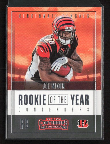 Joe Mixon #RY-9 2017 Panini Contenders Rookie of the Year card