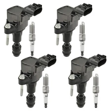 4x Ignition Coil & 4x Spark Plug Pack for 2010-2017 Chevrolet Equinox 2.4L UF491