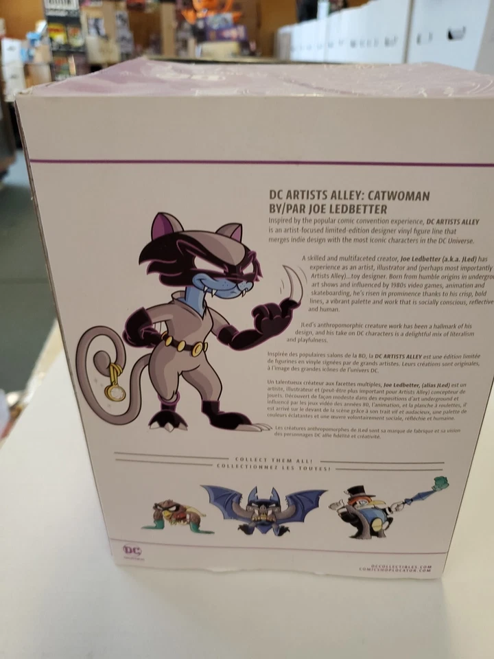 DC Collectibles Artists Alley: Catwoman por Joe Ledbetter figura de diseñador Estados Unidos Foto 2 de 4