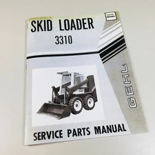 Gehl 3310 Skid Loader Skid Steer Service Parts Manual Maintenance