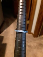 Silver Tone Blue Shell Ring - Size 7