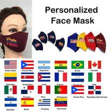 Flag Face Mask Reusable Washable