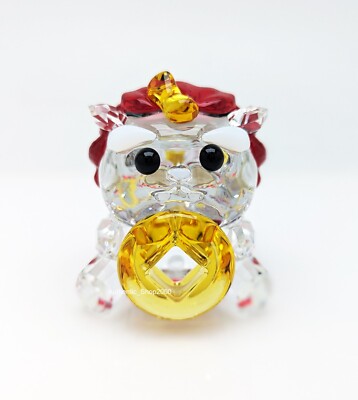 スワロフスキー チャイニーズ 酉 New 100% SWAROVSKI Crystal Asian Symbols Cute Pixiu Figurine Decor
