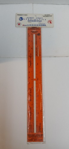 ACCESORIOS TREN ESCALA HO VINTAGE. De colección. #1031 "The Gauge Stik" Hecho en EE. UU.🇺🇲 | Zustand: New