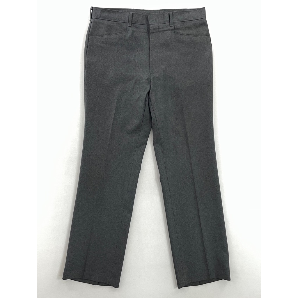 Levis Mens Dress Pants Gray Heathered Pocket Flat Front Classic Rise 34.5 x  32.5 | eBay