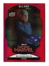 2022 Upper Deck Marvel Allure Red Prism #90 Ben Mendelsohn as Talos