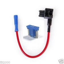 Micro Blade Mini ATM FUSE PLUG Add a circuit Fuse Block Extension + 15A Fuse
