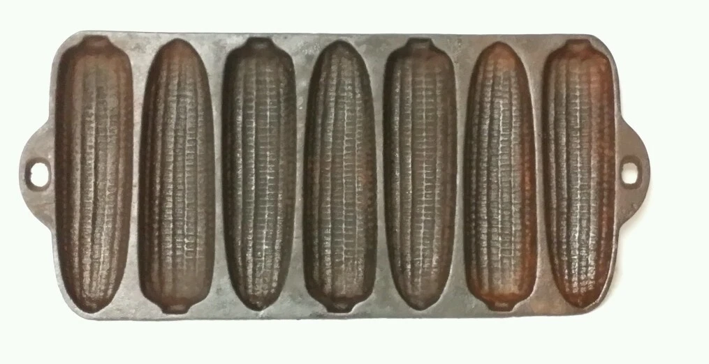 "Cast Iron Corn Bread Pan" Vintage Made In USA