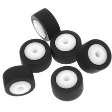 6PCS Practical Cassette Repair Pinch Roller Rubber Pulley Bearing Wheel 13MM