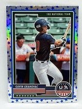 2023 GAVIN GRAHOVAC PANINI USA STARS & STRIPES Stars Retail Parallel #50