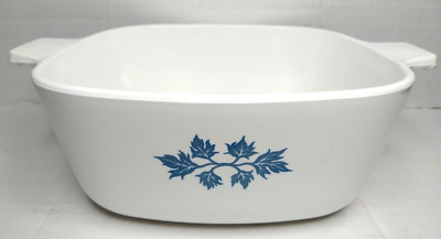 Pyroflam [Corning Ware] Blue Leaf 2pt Saucepan Pf-2-B no Lid - Netherlands