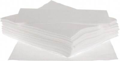 100 Pack PRO-SAFE Light Weight White Oil Sorbent Pads, 17'' x 15'' Each