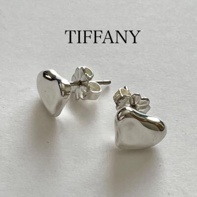 18K Yellow Gold Tiffany & Co. Elisa Peretti Floating Heart  Tiffany & Co. floating heart earrings display picture 1