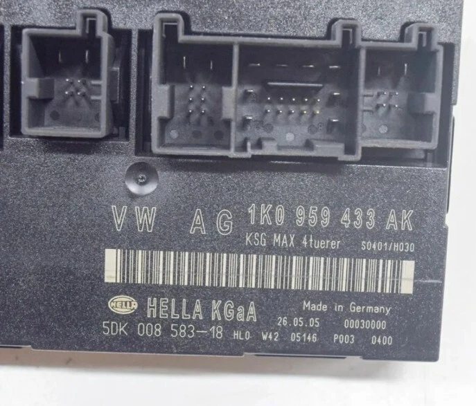 Módulo de control de confort Volkswagen VW CCM 1K0959433AK / Golf Passat restaurado Foto 3 de 3