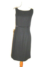 GAP 60S STYLE BLACK EMPIRE WAIST DRESS 6