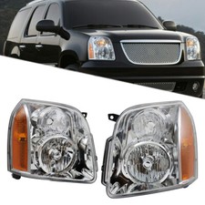 For Gmc Yukon Denali Xl1500 2500 2007-2014 Headlights Leftright Side Halogen