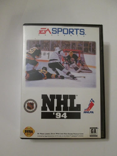 NHL '94 Sega Genesis Cib COMPLETE W/Manual/INSERTS Registration Card Tested READ