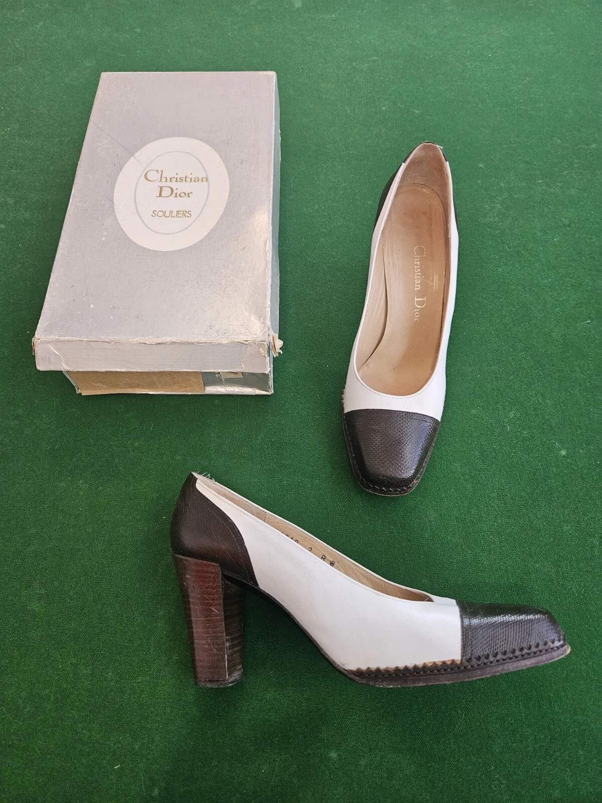 Christian Dior SOULIERS Vintage Pumps Size 8