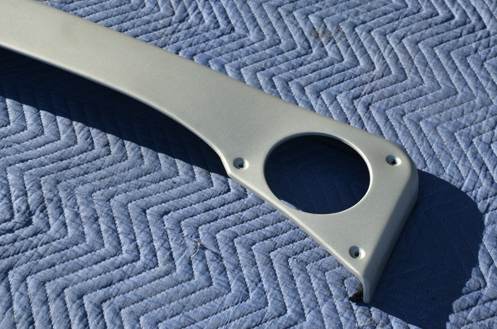 Ferrari 360 Modena Interior Right Door Panel Pocket Trim Cover Metallic Silver