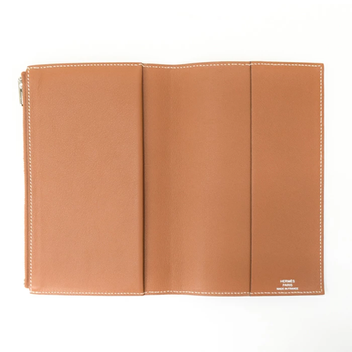 HERMES EA Zipper PM Notebook Cover Swift Leather 2017 Gold (Light Brown) - Picture 5 of 16