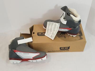 Salomon Ski Boots w/ Box & Tag - 5.5 US, Red/Gray