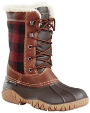 Baffin Jasper Women's Winter Boots, Red/Black Plaid, W7