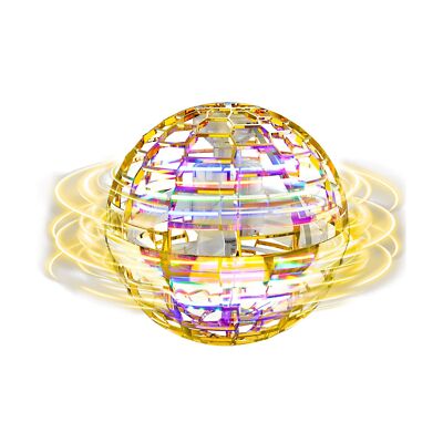 ATHLERIA Gold Flying Toys Magic Hover Orb Ball,2022 Cool Stuff Gadgets Kids O...