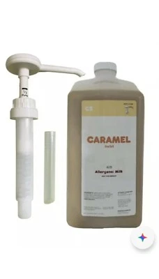 DUNKIN' DONUTS Dunkin Donuts Original Caramel Swirl 64 Oz Jug -FREE SHIPPING!! Exp- 90+ days