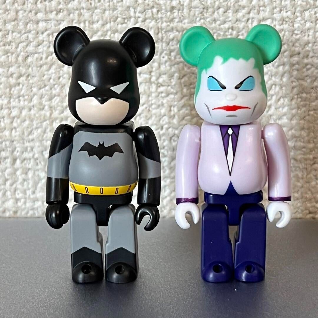 Bearbrick Series 21 HERO Batman Dark Knight Joker Set 100% BE@RBRICK Medicom Toy