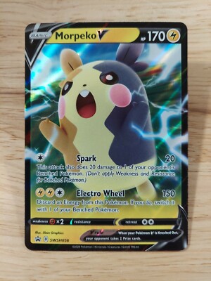 Morpeko V SWSH056 NM Promo Rare Pokemon Card | eBay Morpeko V SWSH056 NM Promo Rare Pokemon Card | eBay