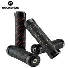 ROCKBROS Bike Handlebar Grips 2.22cm Double Lock-on Comfortable Grips 4 Colors
