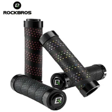 ROCKBROS Bike Handlebar Grips 2.22cm Double Lock-on Comfortable Grips 4 Colors