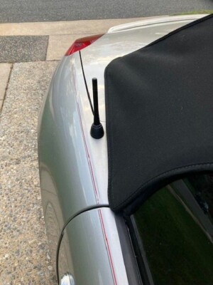 4'' inch  Short Black Aluminum Antenna Mast AM/FM for PONTIAC SOLSTICE 2006-2009