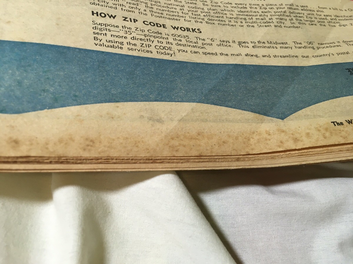 National Zip Code Book 1968 Printed by Wichita Sunday Eagle | eBay