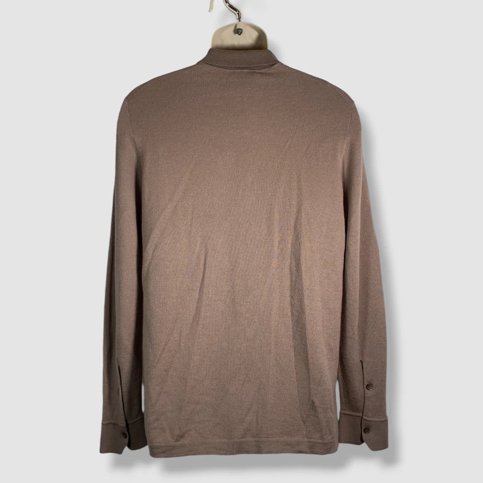 $2200 Suéter Brioni Para Hombre Rosa Cachemira Manga Larga Con Botones Talla 50 Foto 2 de 4