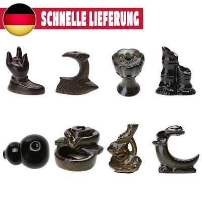 Incense Burner Ceramic Backflow Incense Cone Tower Holder for Home Office Decor