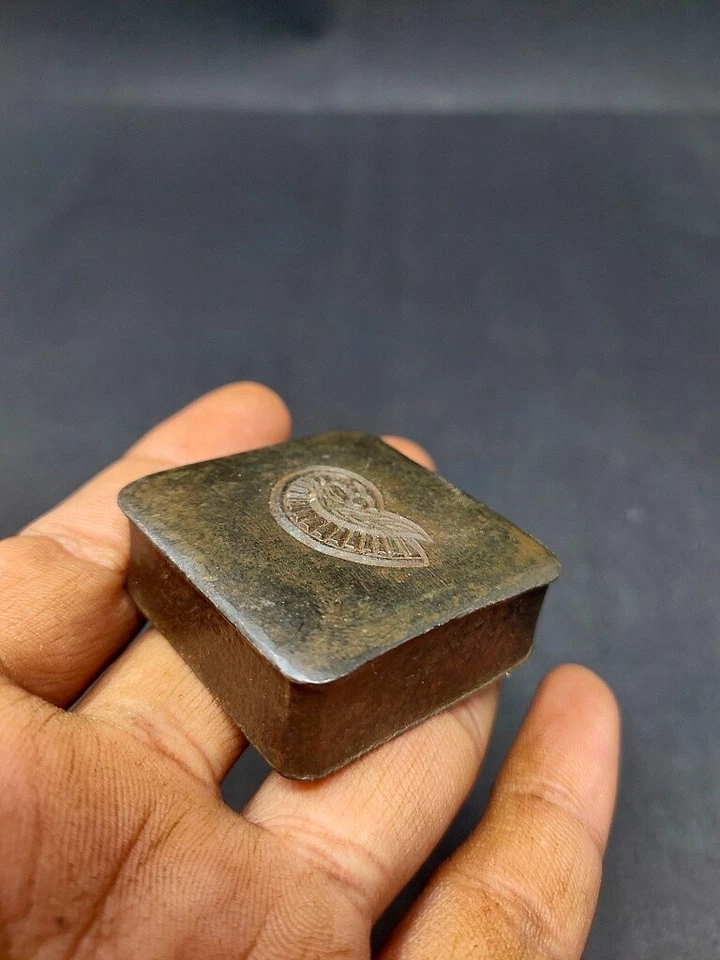 Antiguo troquel de hierro tallado pavo real troquel joyería colgante hacer troquel sello forjado a mano antiguo Foto 4 de 4