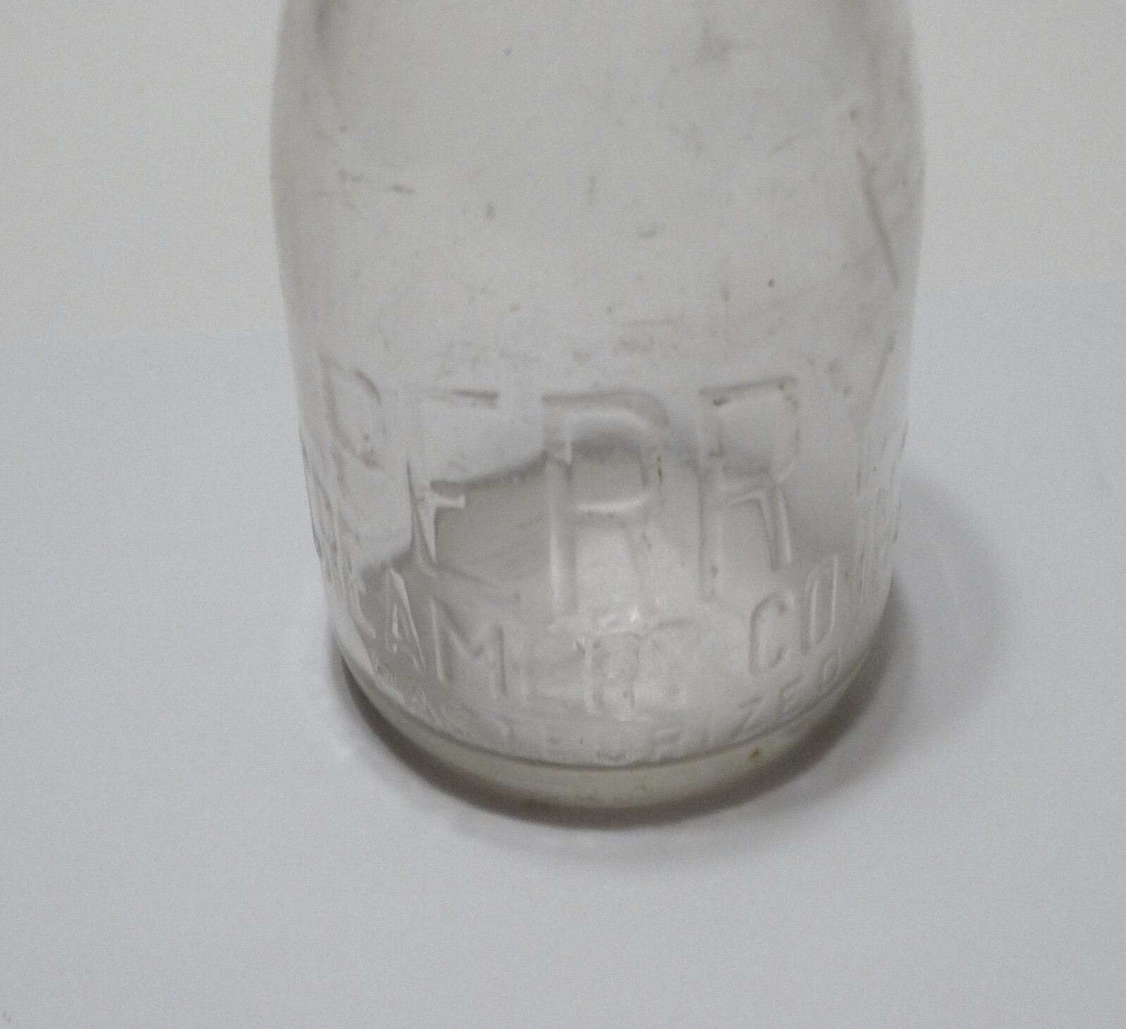 Tuscaloosa AL DAIRY Bottle PERRY Half Pint