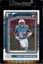 2024 Donruss Optic #272 Malik Washington Rookie Miami Dolphins - BK1