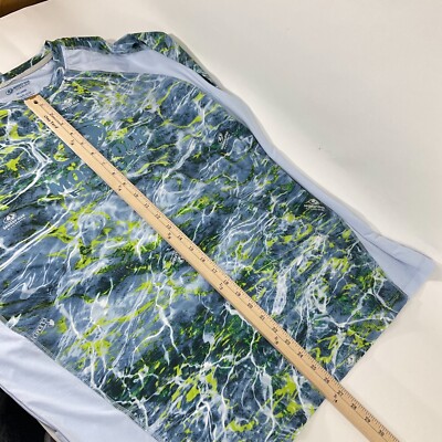 T-shirt De Pêche Mossy Oak Manches Longues - Gris Steelhead, Taille M, Anti-UV Et Respirant