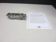 Lot #24 Danbury Mint 1926 FIAT 519S Pewter Classic Cars of the World