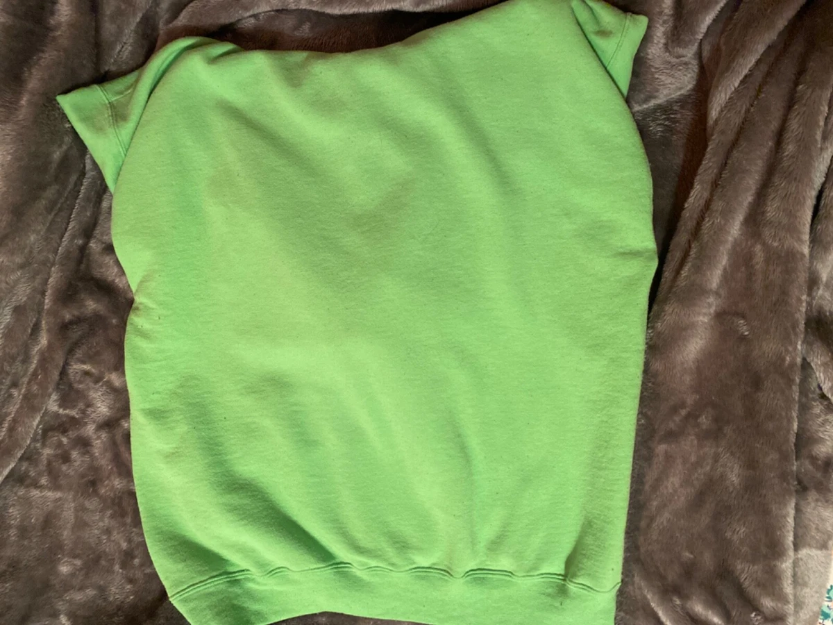 lime green dream merch hoodie XL good condition used