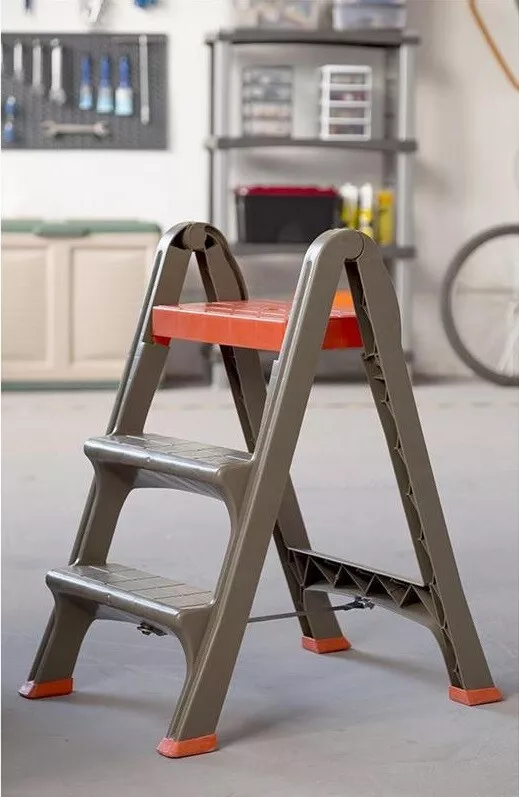 Staircase 3 step stool plastic scale 78cm 130KG non slip turtle