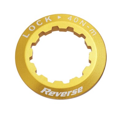 Reverse, Cassette Lock Ring, Kassettenabschlussring, Alu, für 11 Zahn, 7g, gold